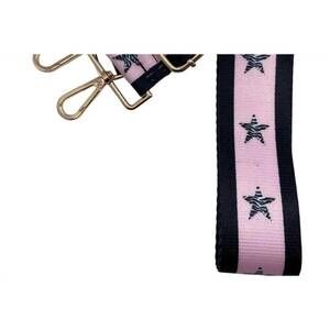 NEW CTHRU women's stars and stripes adjustable crossbody bag purse guitar strap